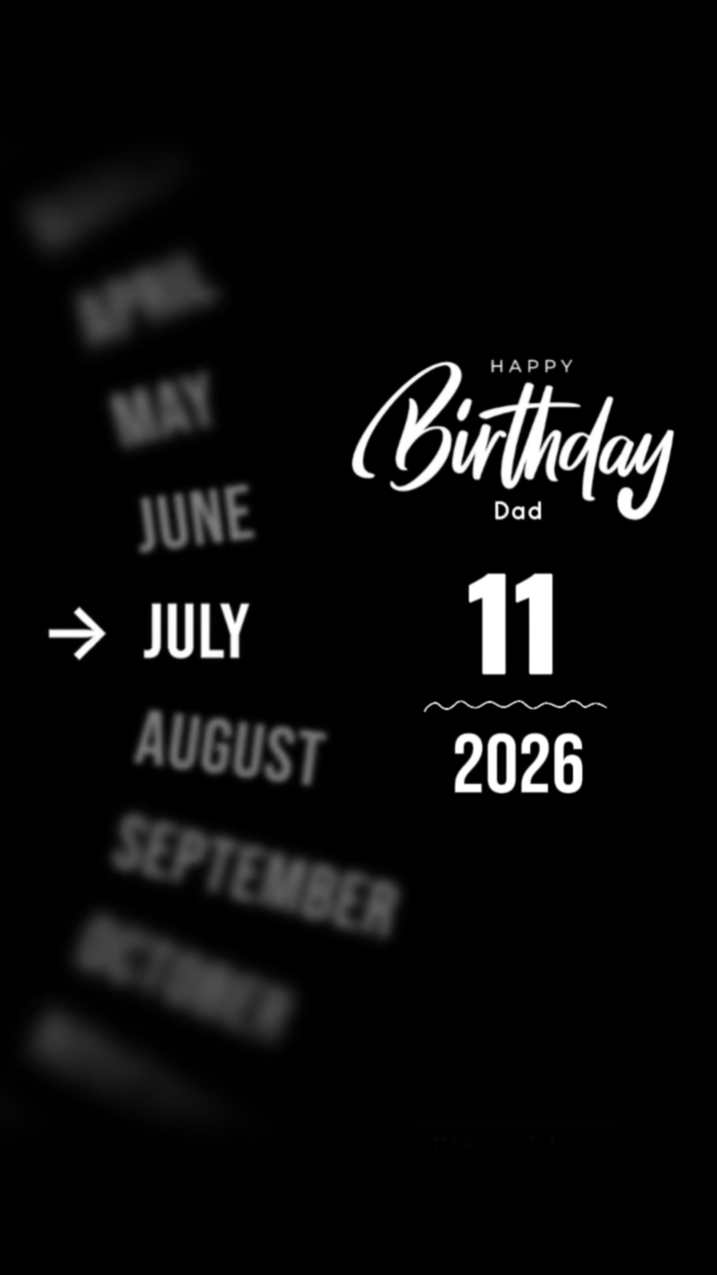 BDAY DAD 11 JULI