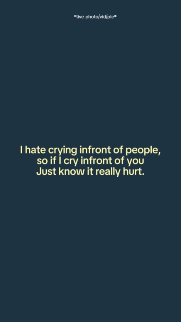 Odio llorar infron