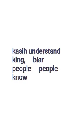 KASIH UNDERATAND