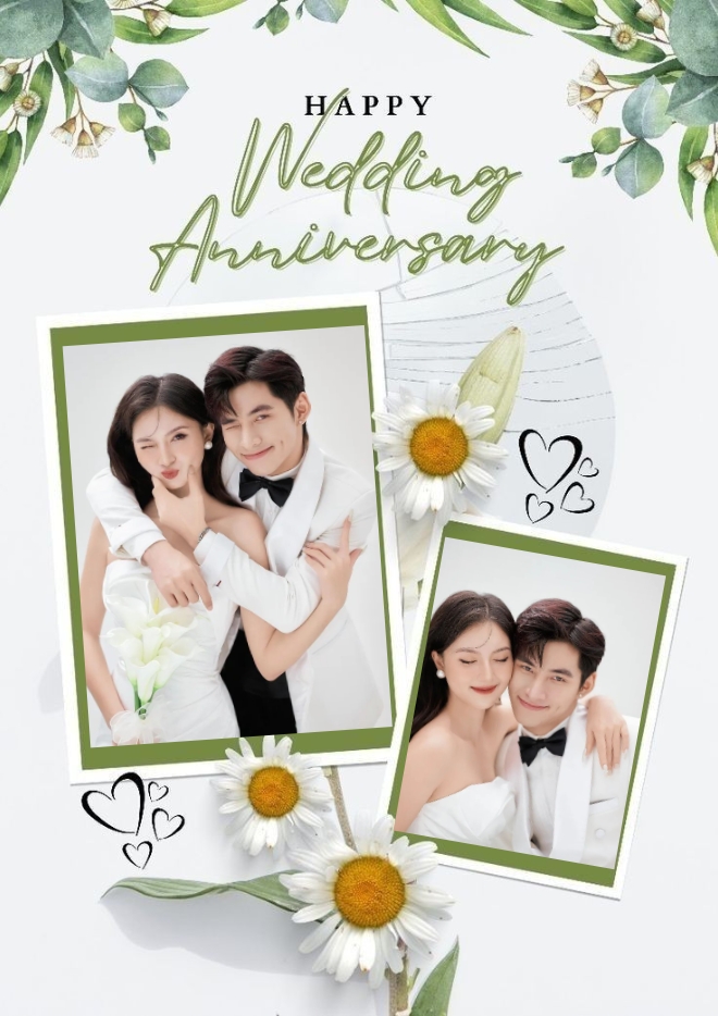 Feliz aniversario de boda.