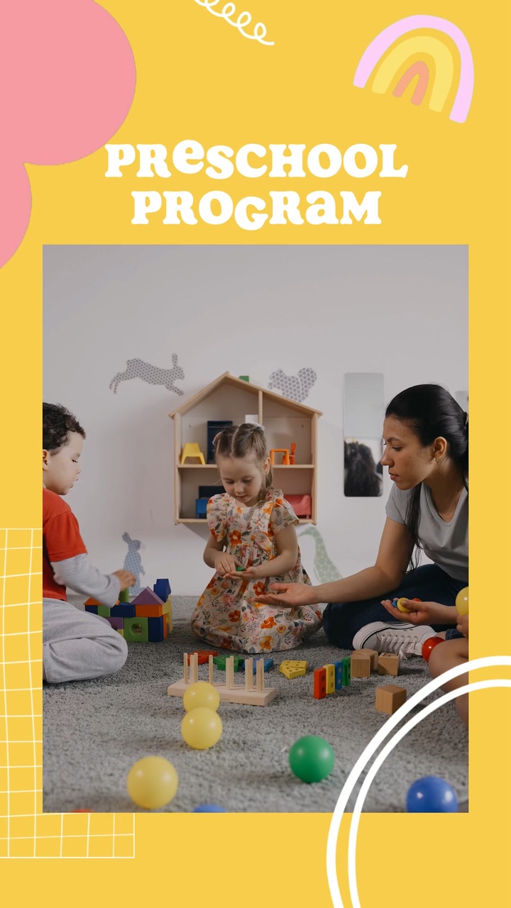 Promotion of Early Childhood Education
Program Colorful Abstract Bright Style