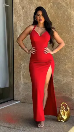 Red dress