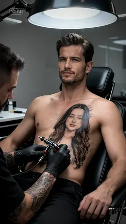 Girl tattoo