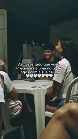 Noite de jogos!🤍