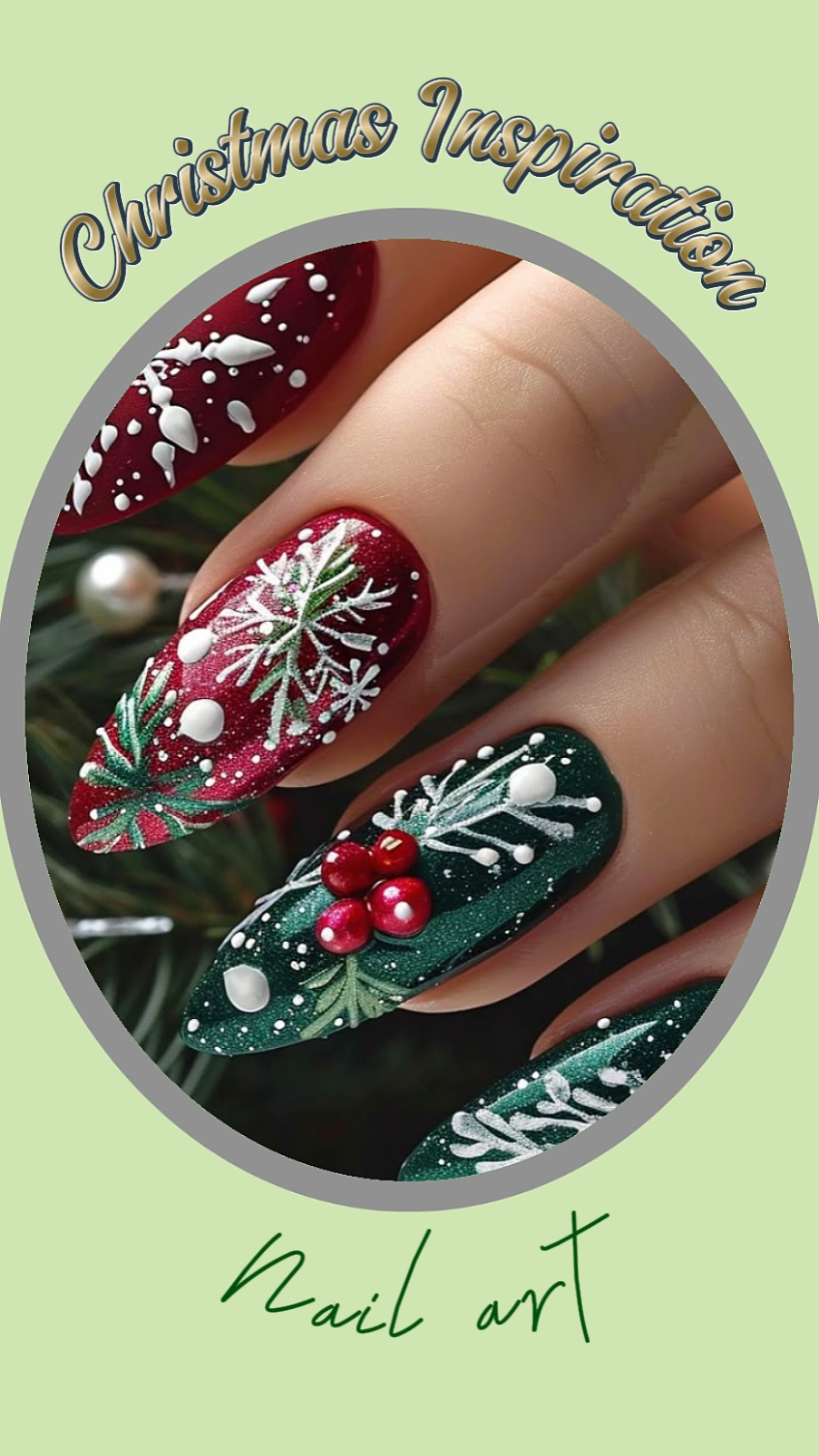 Nailart de Natal