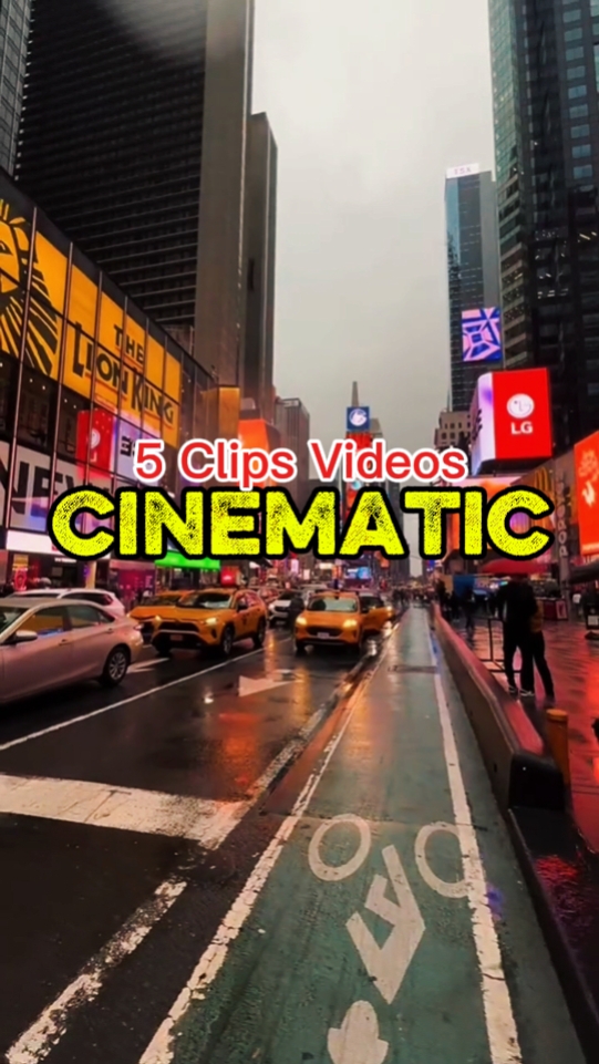  5 Clips cinematic 