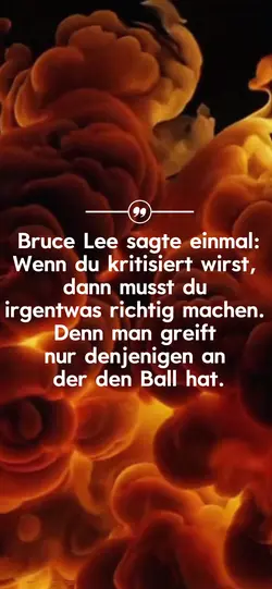 Kritik heißt...