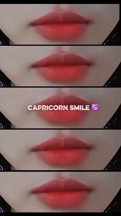 Sorriso de capricórnio 