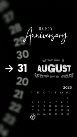 ANNIVERSARY 31 AUG