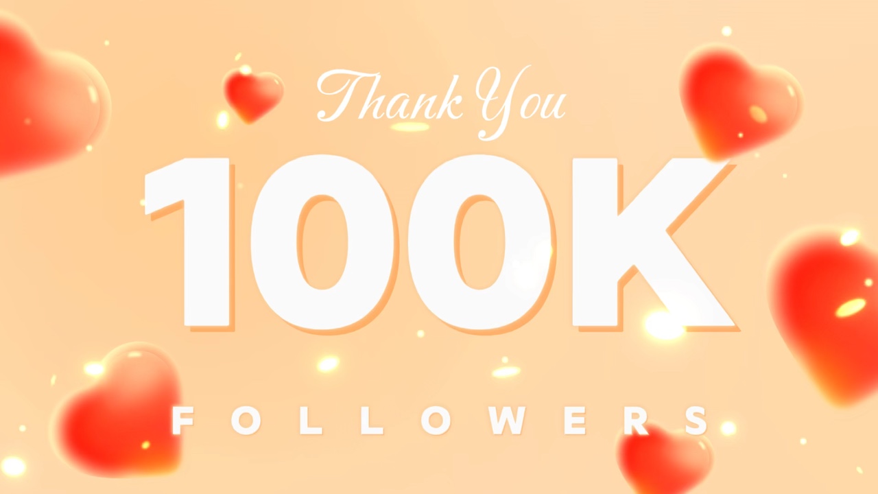 Redes sociales, Milestone gracias seguidores, plantillas comerciales de YouTube.