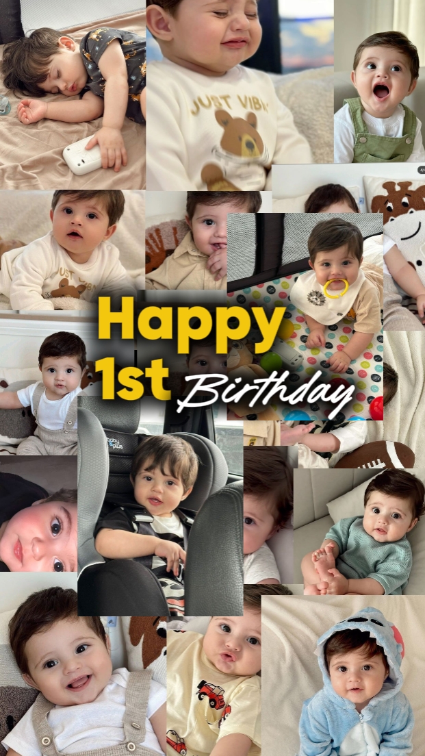 Feliz 1er cumpleaños