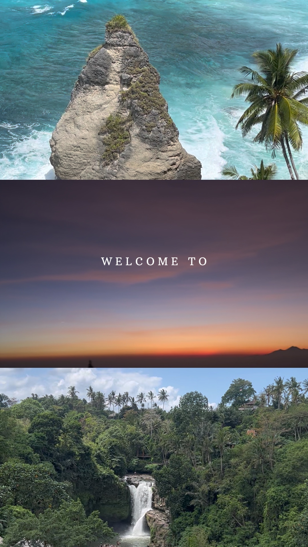 Template perjalanan bali