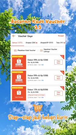 Bocoran kode voucher