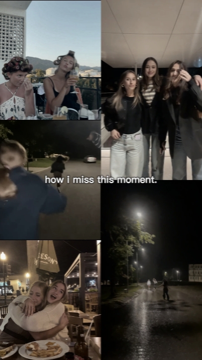 Extraño este momento