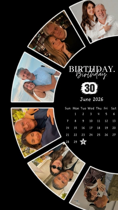 HBD MY DAD 30 JUNE