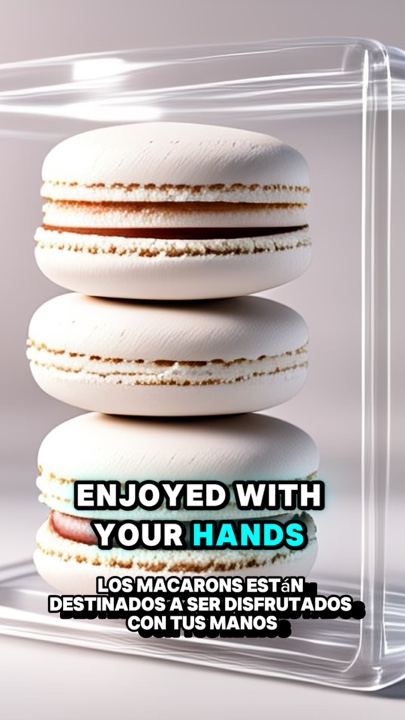 Macaron são saborosos 