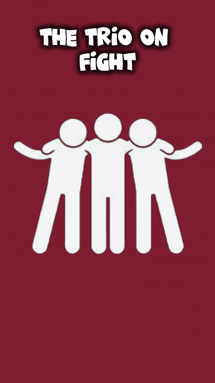 trio berkelahi