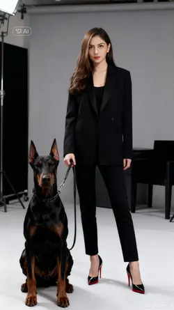 ai with doberman