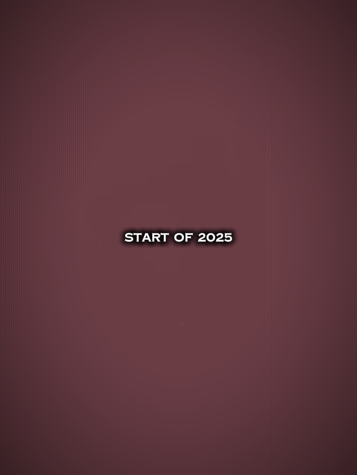 Início e fim de 2025