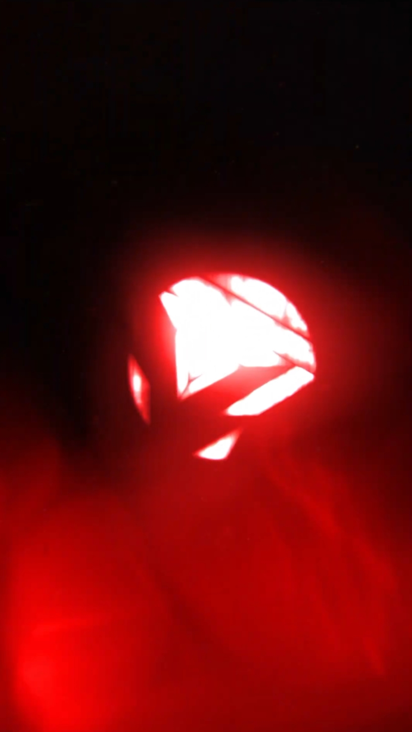 Portrait d'alerte rouge