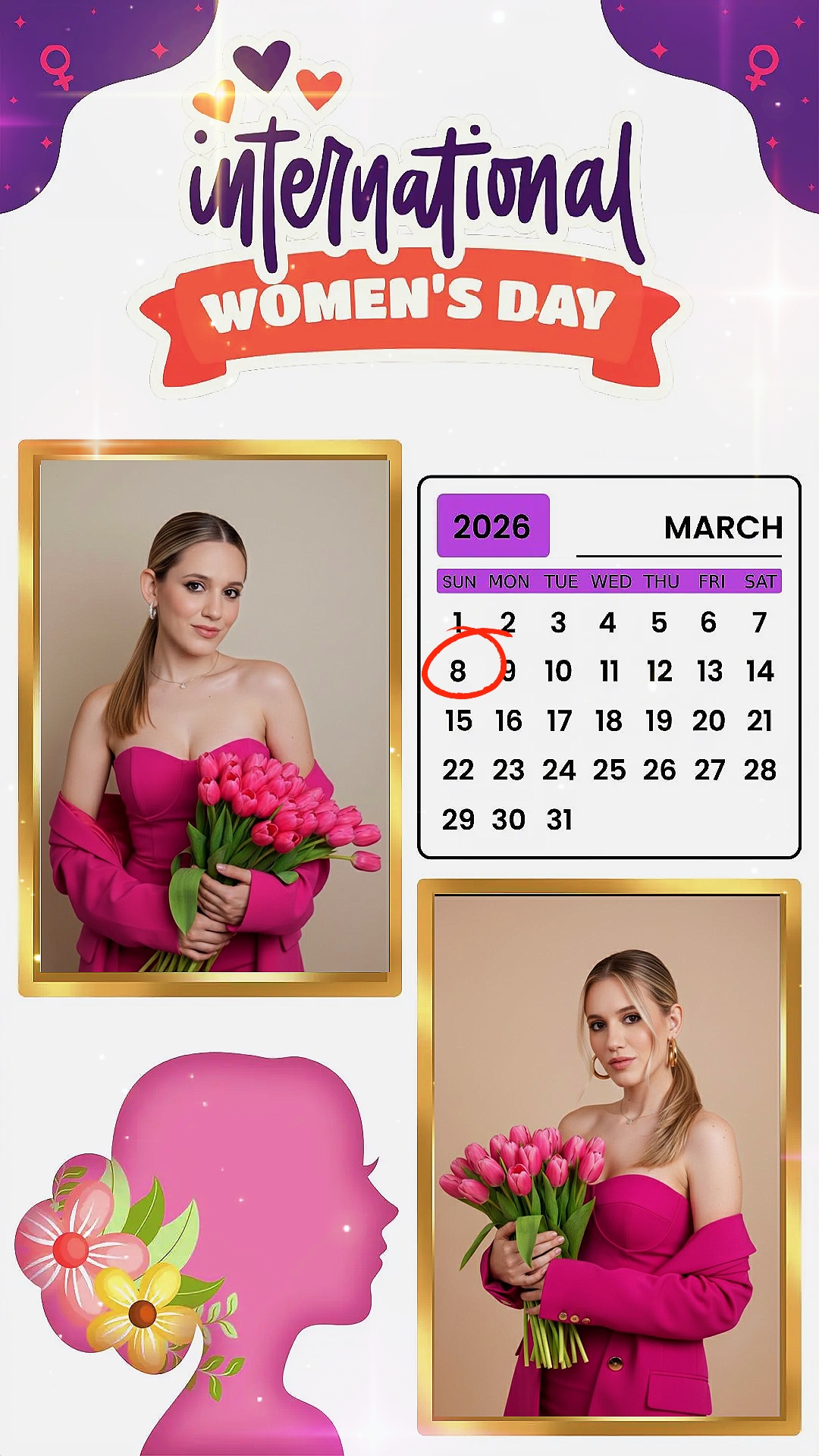 FELIZ DIA DA MULHER 