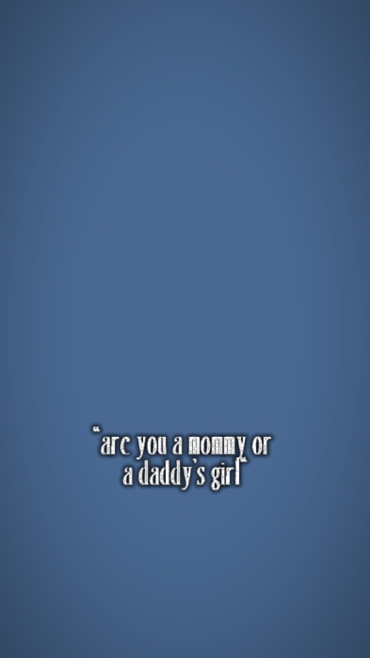 La niña de mamá / papá