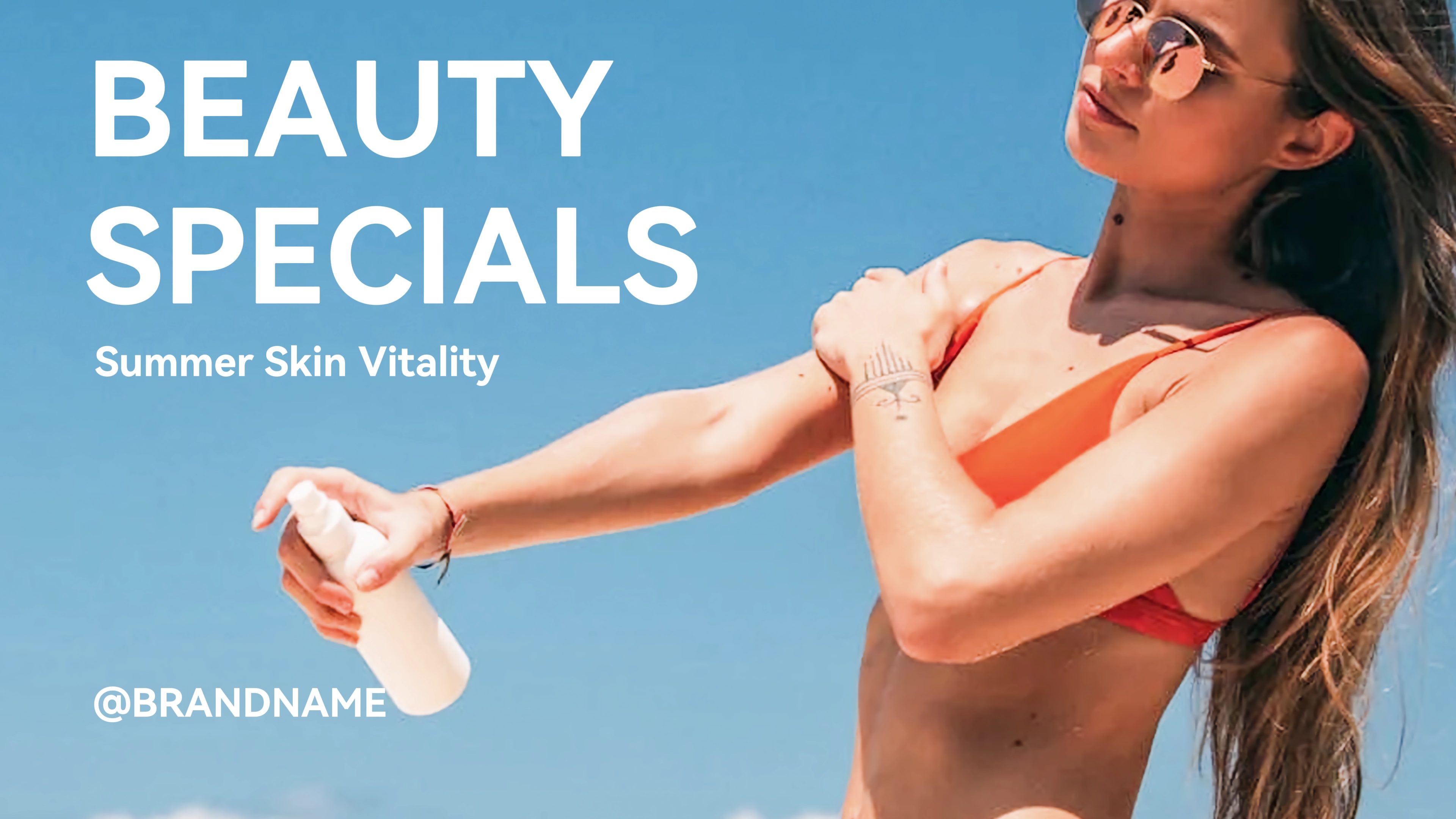 Summer Minimalist Daily Beauty Promotion