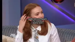 sadie sink sp!