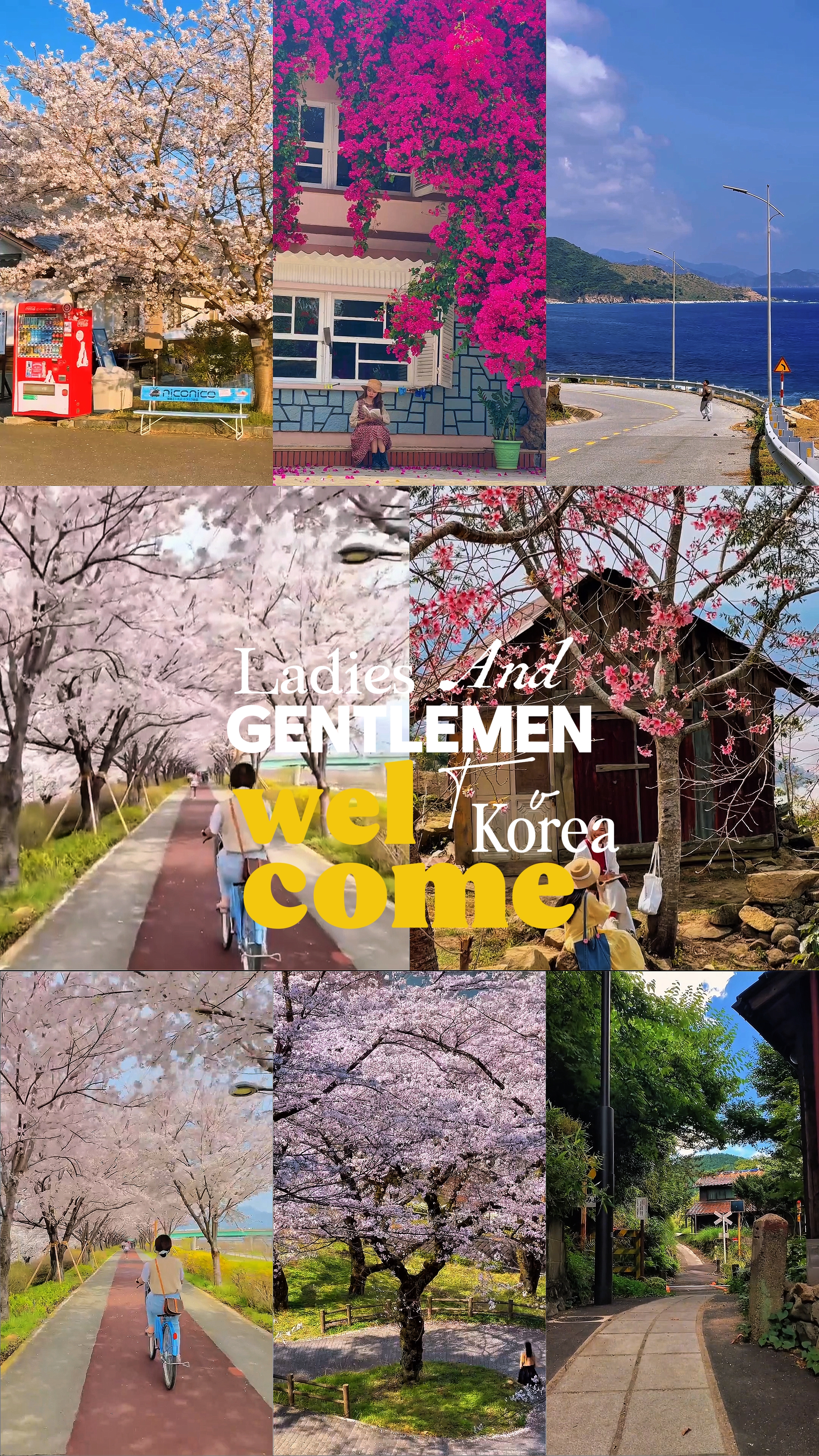 한국에 오신 것을 환영합니다