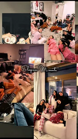 sleepover moment