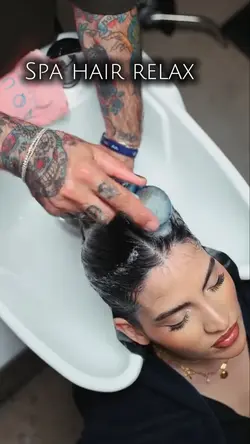Spa hair relax 😎