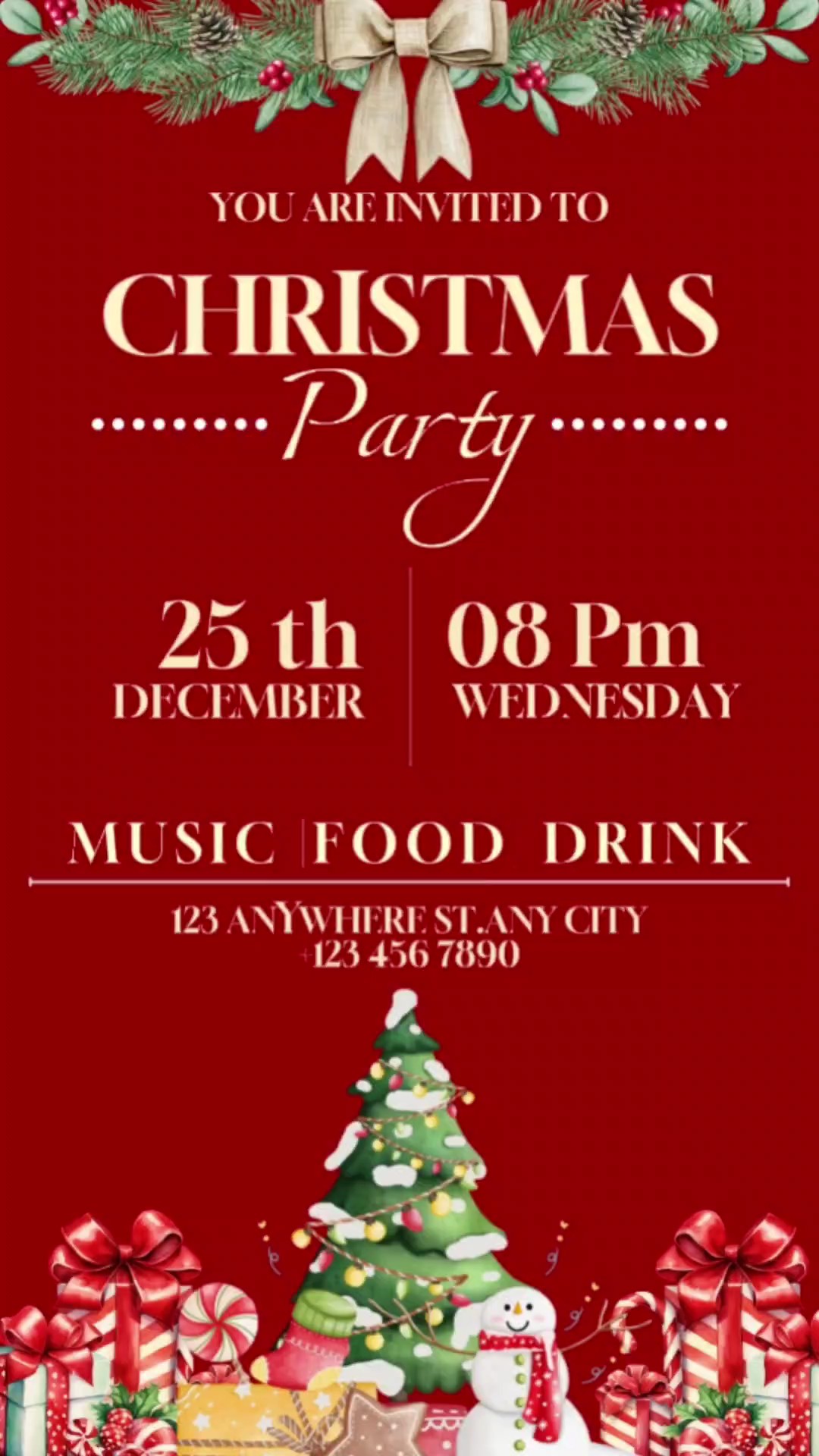 C2B Weihnachten Rot und Gold Keine
Dynamische Poster 