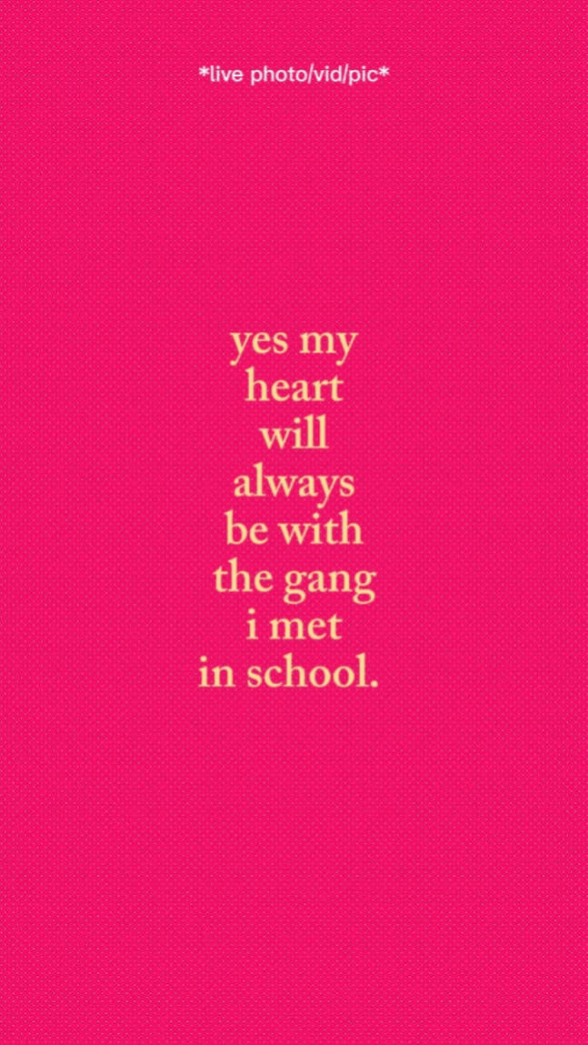 I met in school