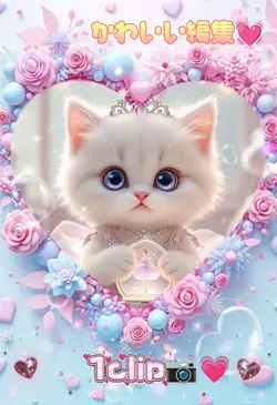 かわいいハートコラージュ/1clip