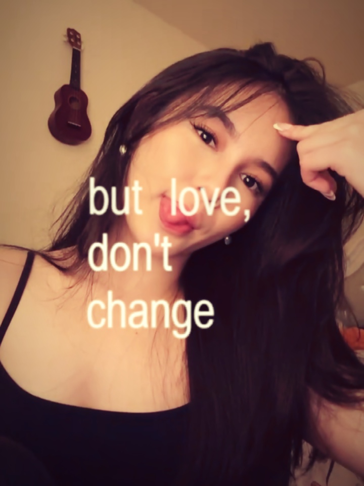 L'amour ne change pas