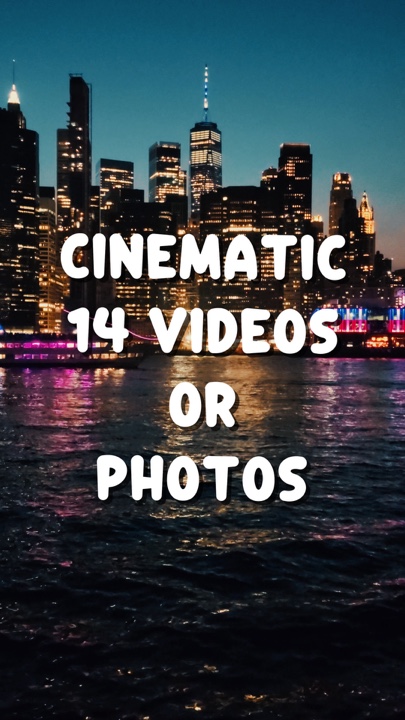 14 vídeos cinematográficos