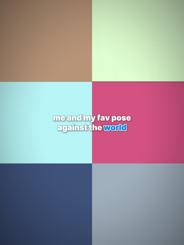 me and my fav pose 