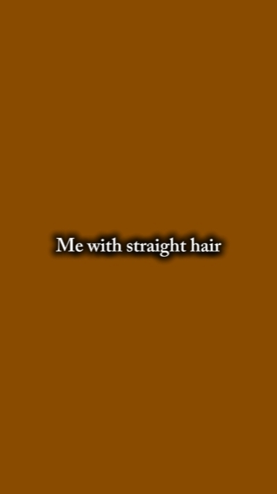 Glattes Haar