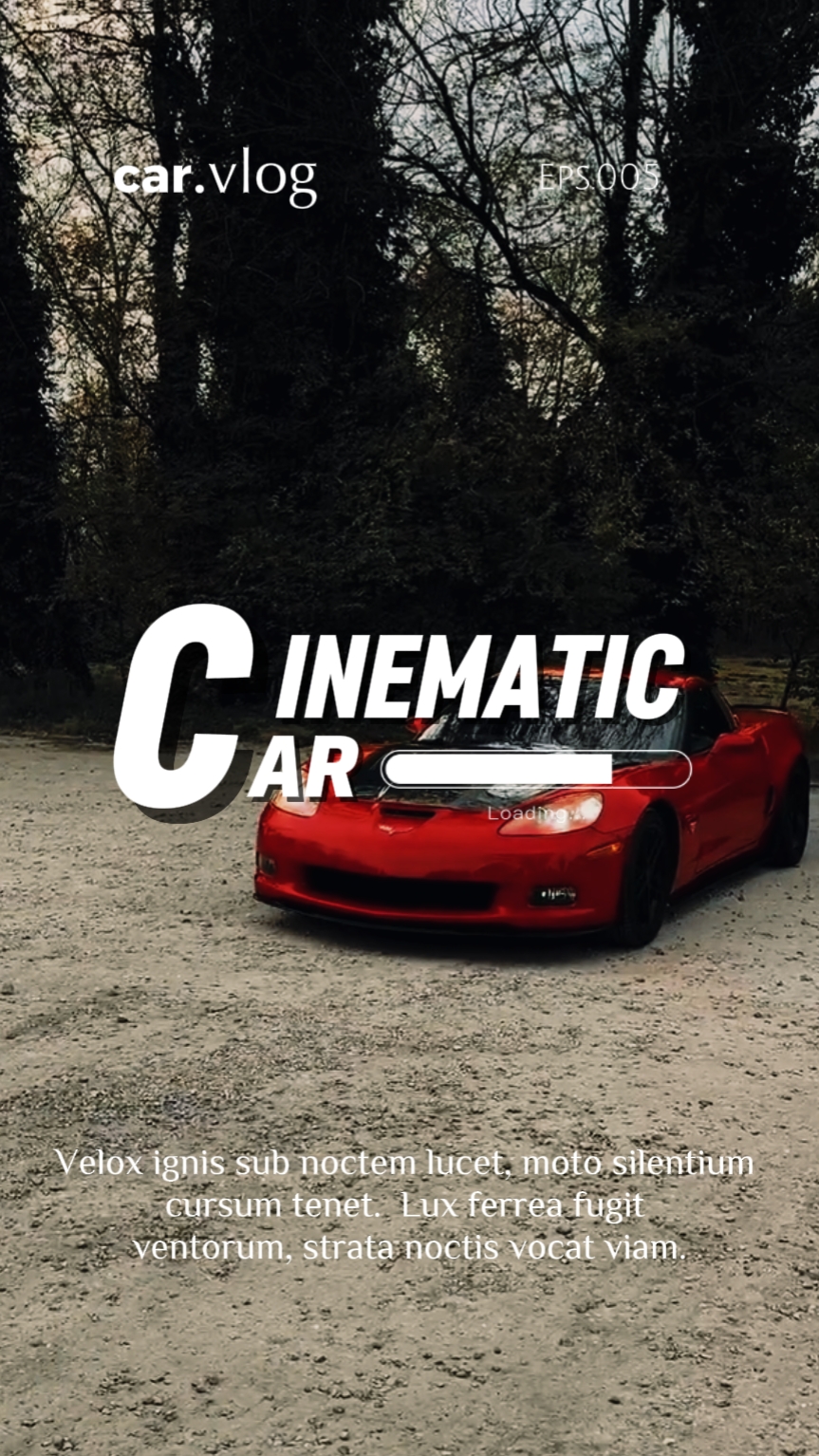 CINEMATIC CAR EDIT