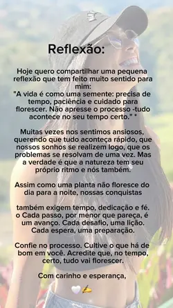 Reflexão do dia