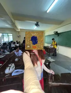 you can move sticker