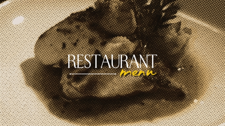 Cardápio do restaurante