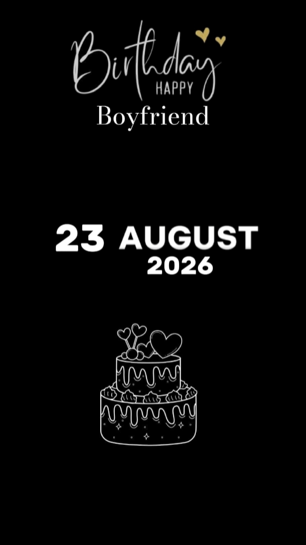 HBD MY BOYFRIEND 