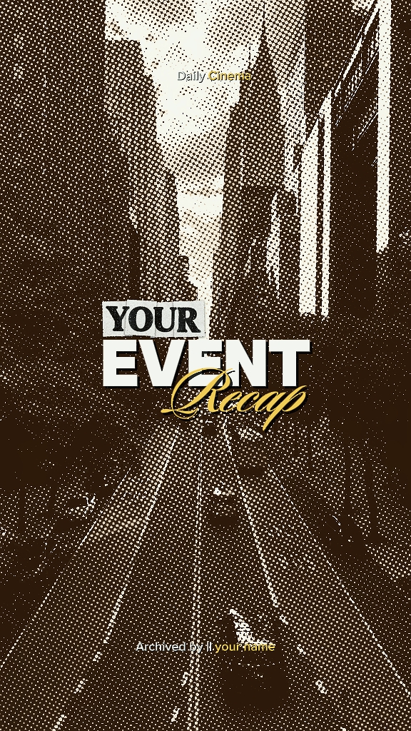 your event recap