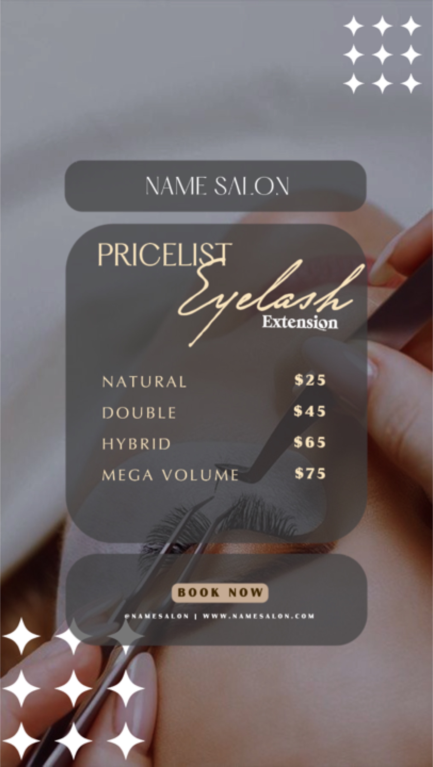 PRIZELISTISCHE WIMPERN