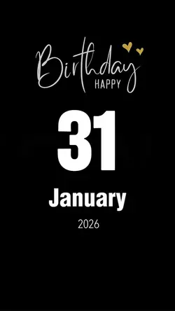 hbd 31 january 2026