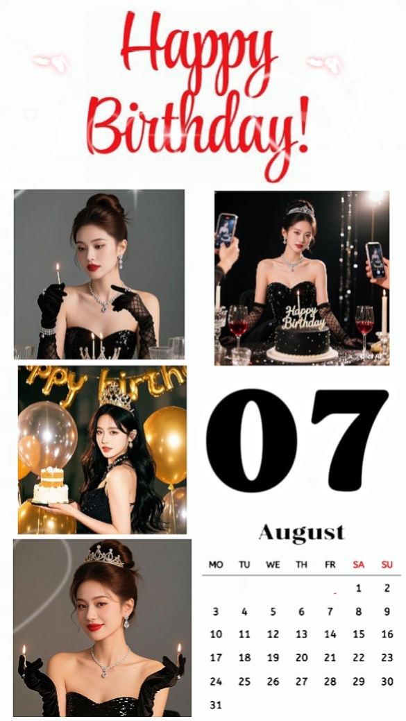 BIRTHDAY 07 AUGUST 
