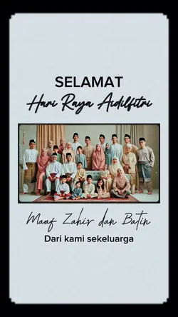 TEMPLATE RAYA FAMILY