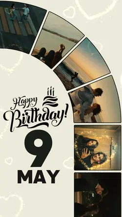 Birthday 9 May