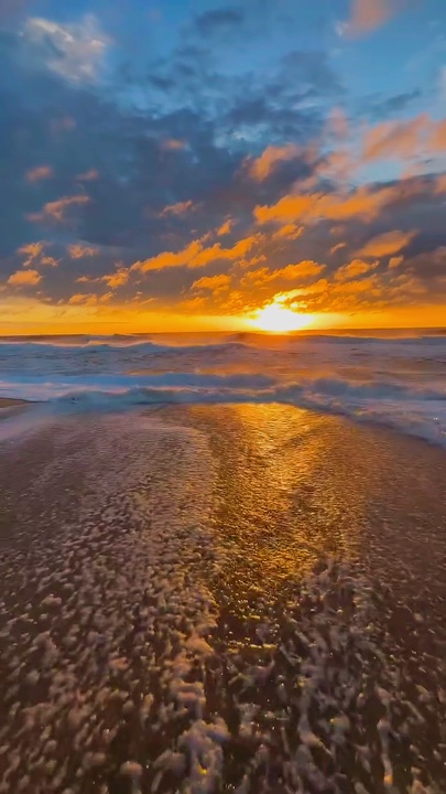 Ambiance du coucher du soleil
